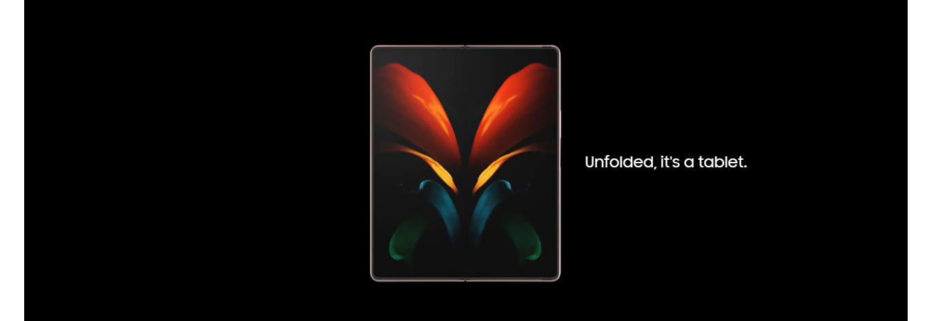 Features of the Samsung Galaxy Z Fold2